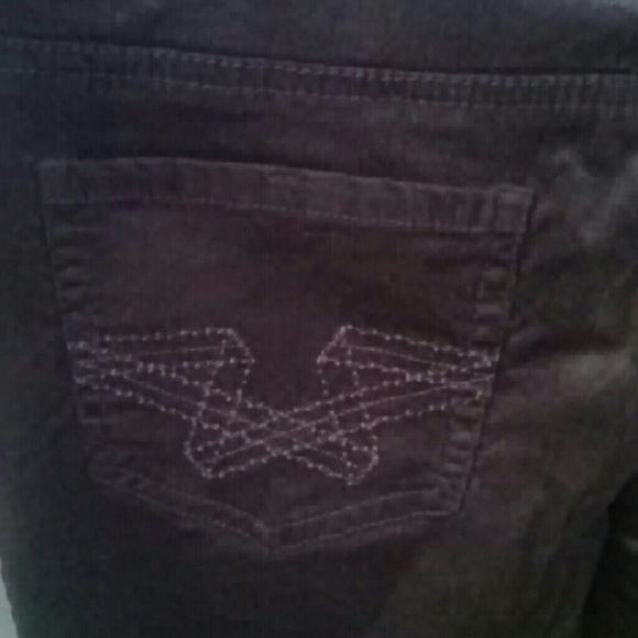 Fusion Plum Corduroy Stretch Jeans Size 7 - Picture 4 of 4